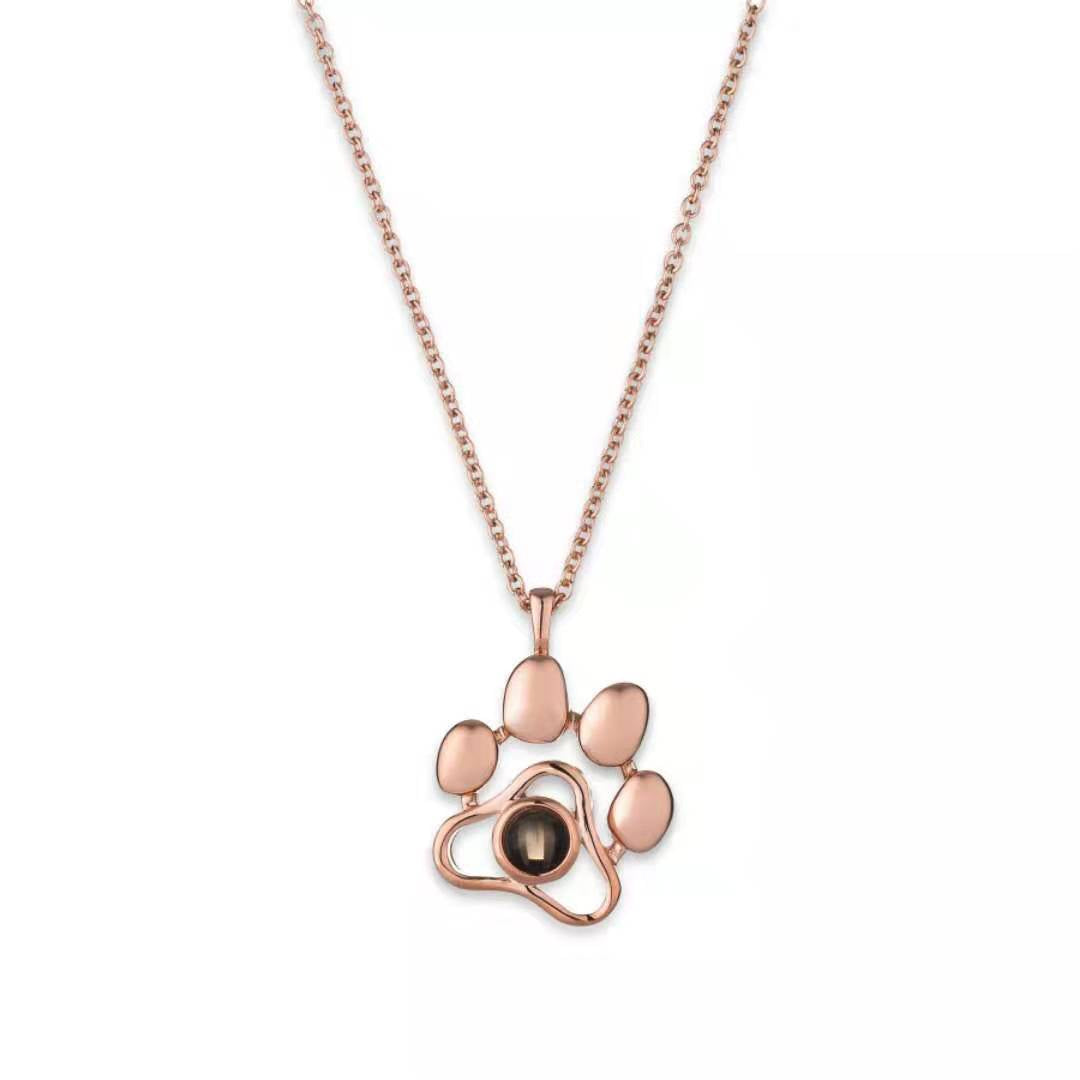 Aynaria “Paw Light” Projection Necklace – Keep Your Pet’s Love Close to Your Heart