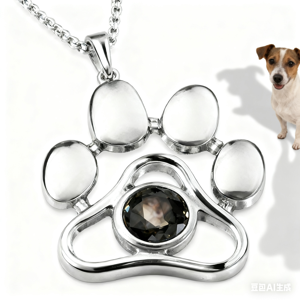 Aynaria “Paw Light” Projection Necklace – Keep Your Pet’s Love Close to Your Heart