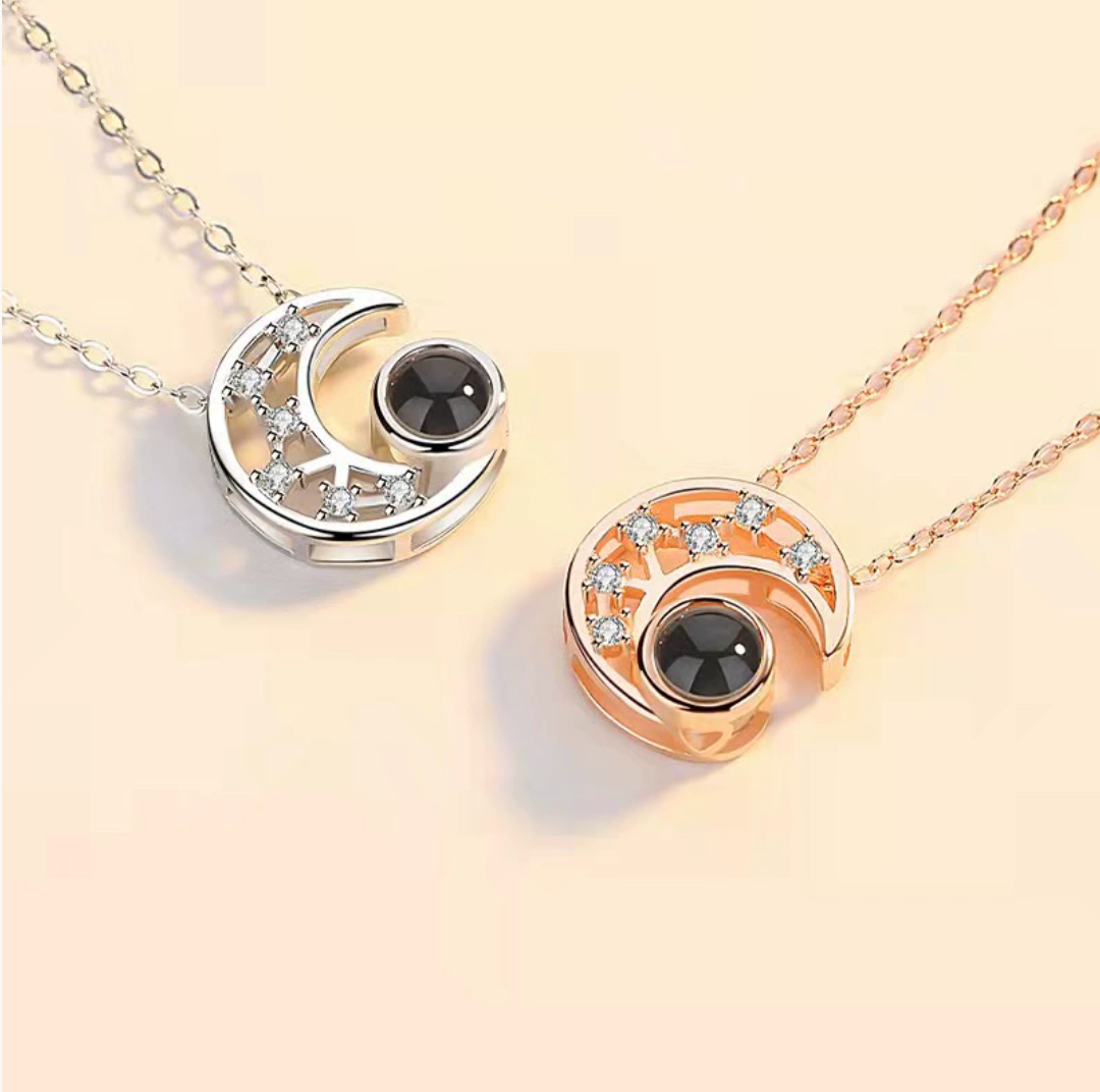 Moonlight Whisper Projection Necklace