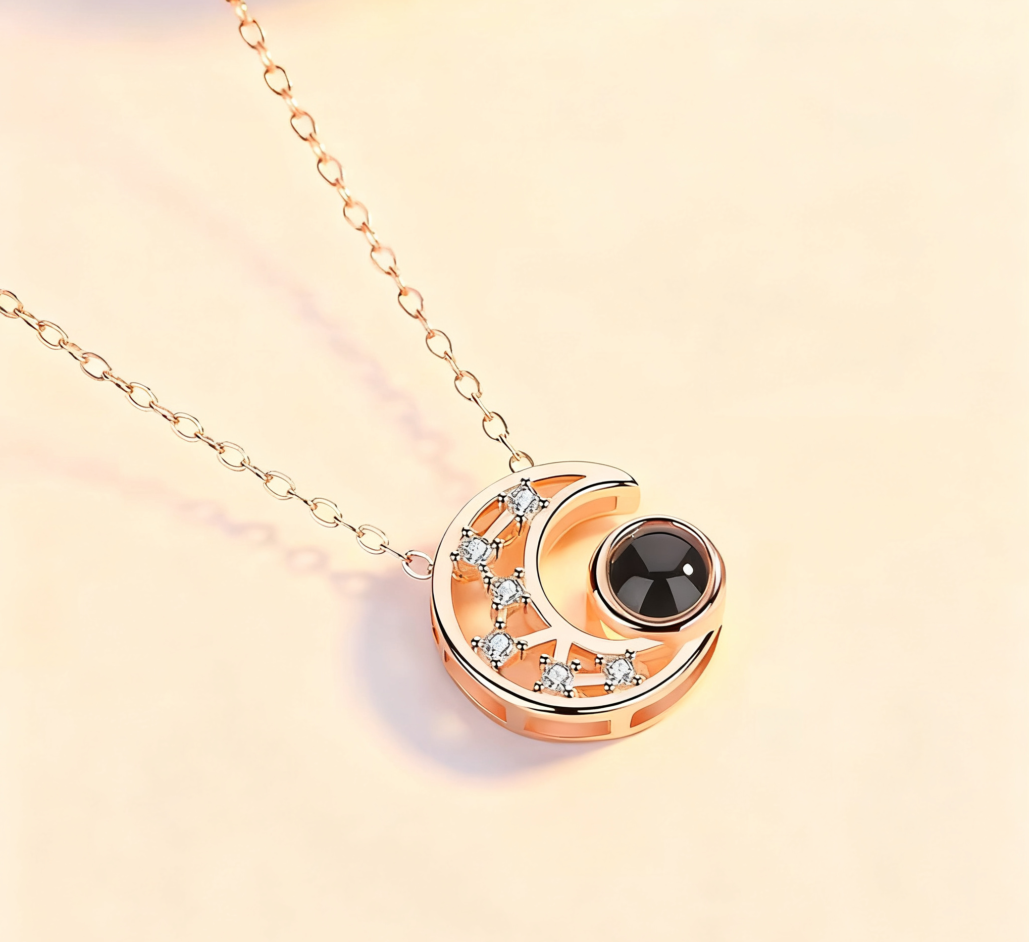 Moonlight Whisper Projection Necklace