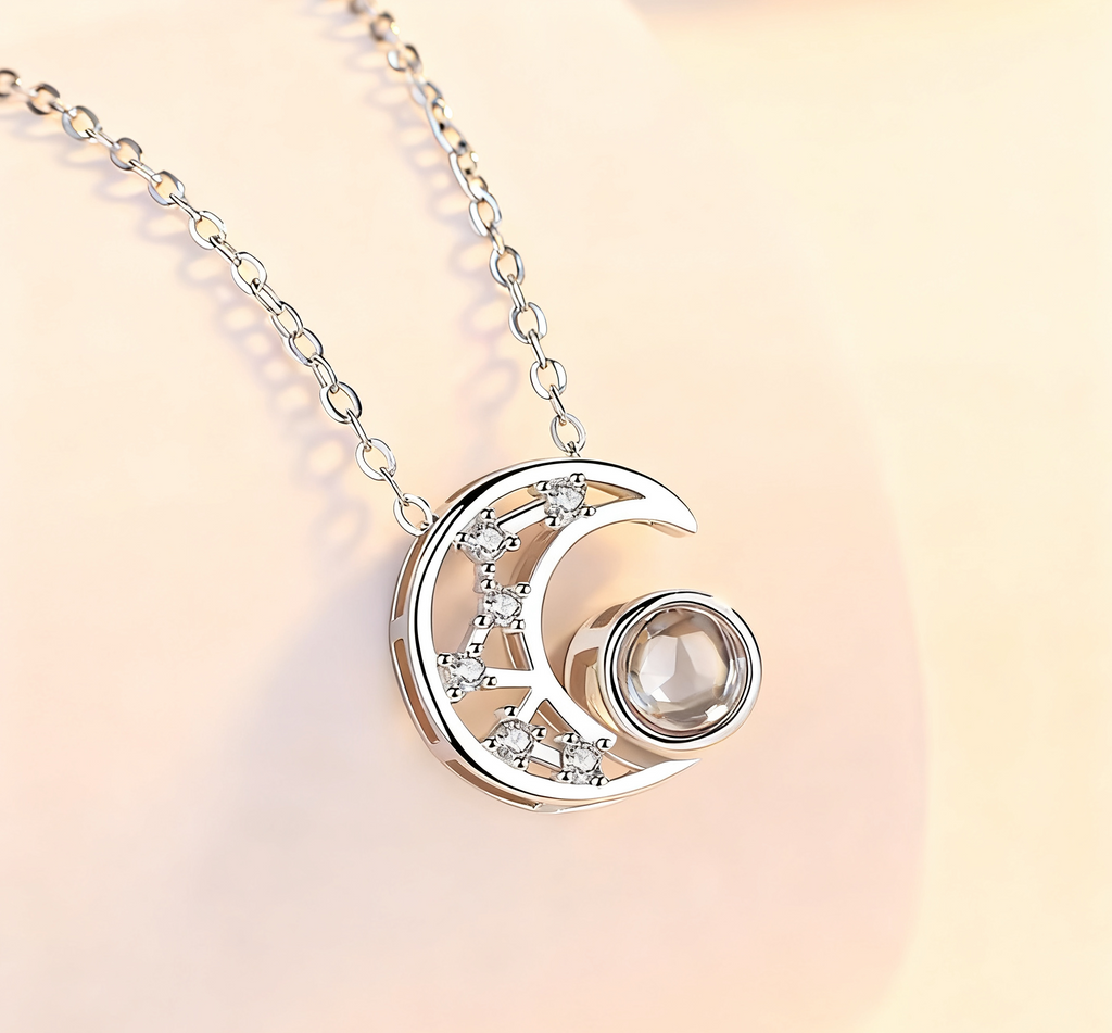 Moonlight Whisper Projection Necklace