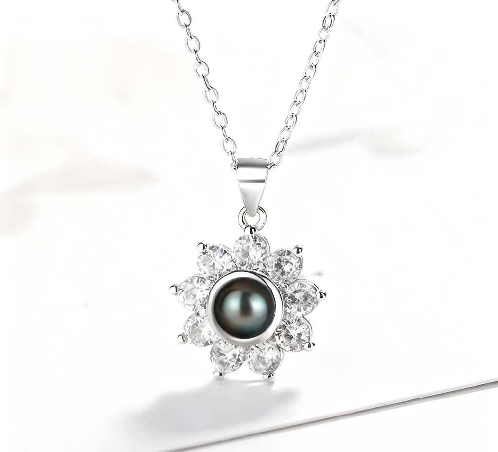 You Are My Sunshine – Sunflower Projection Necklace