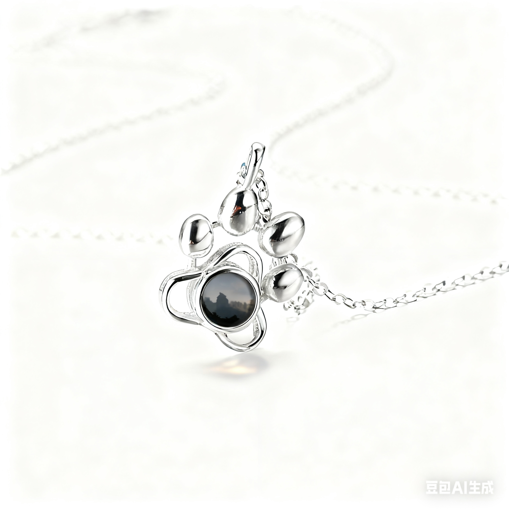 Aynaria “Paw Light” Projection Necklace – Keep Your Pet’s Love Close to Your Heart